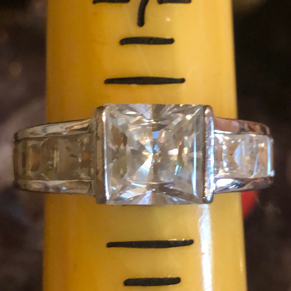 Epiphany PlatClad DMQ Princess Cut Center Stone😎 - Picture 2 of 7